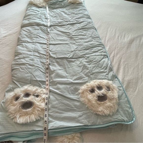 Shaggy Head Bunny Sleeping Bag Pottery Barn Kids “Riley” - Picture 13 of 16